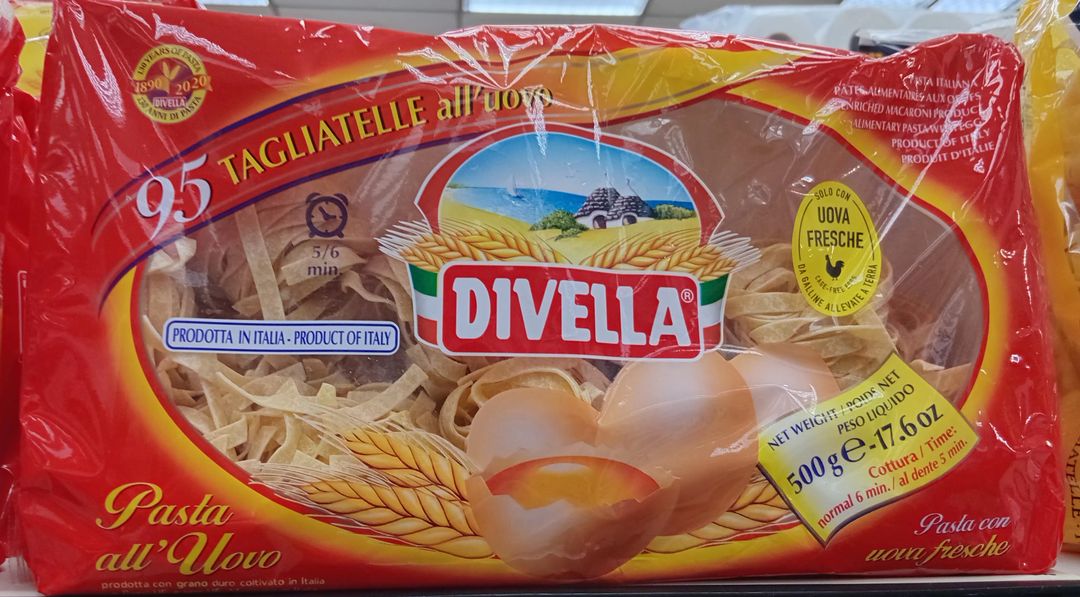 Divella Tagliatelle Uovo N°95 500gr