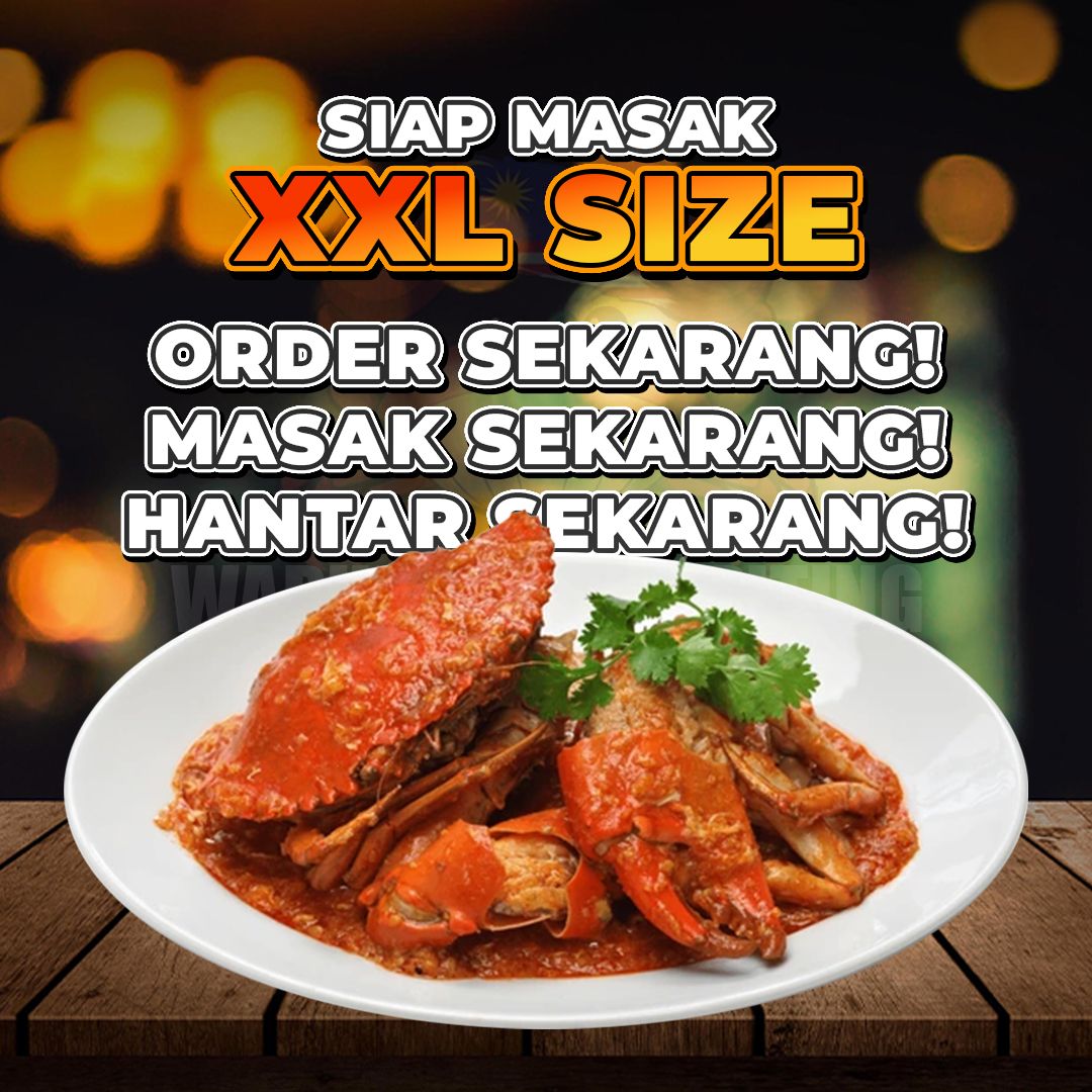 [XXL Size] Ketam Nipah Indonesia 500g-599g [Siap Masak] Klang Valley ONLY