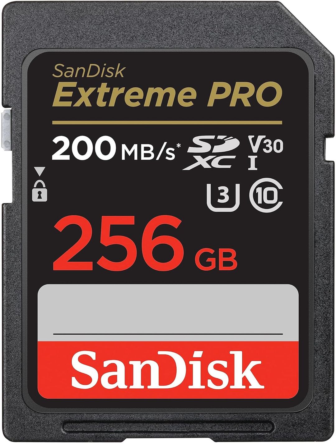 SanDisk (SDSDXXD-256G-GN4IN) Extreme Pro SD UHS I 256GB Card for 4K Video for DSLR and Mirrorless Cameras 200MB/s Read & 140MB/s Write