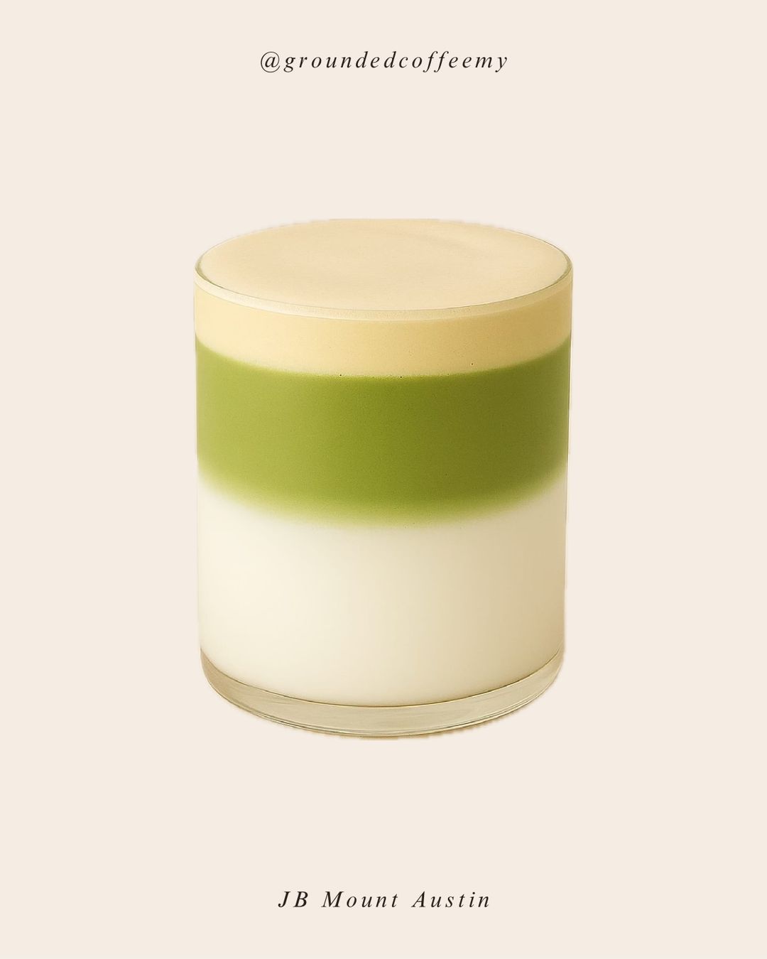 Salted Honey Cream Matcha Latte (Iced)