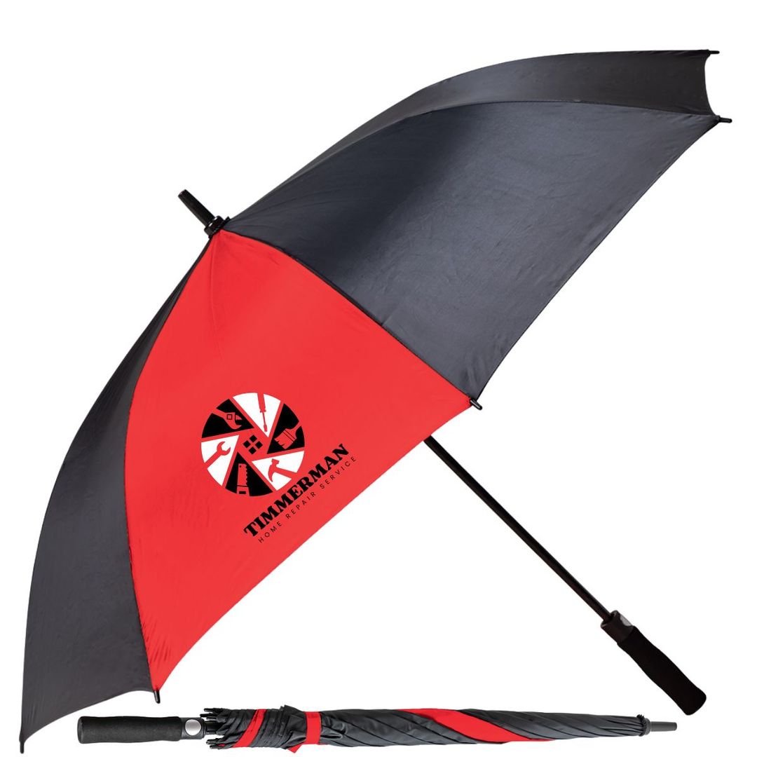 Classic Pop Up 2 Tone Umbrella - Royal B