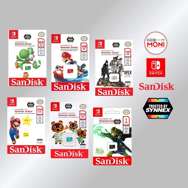 SanDisk microSD Card for Nintendo Switch