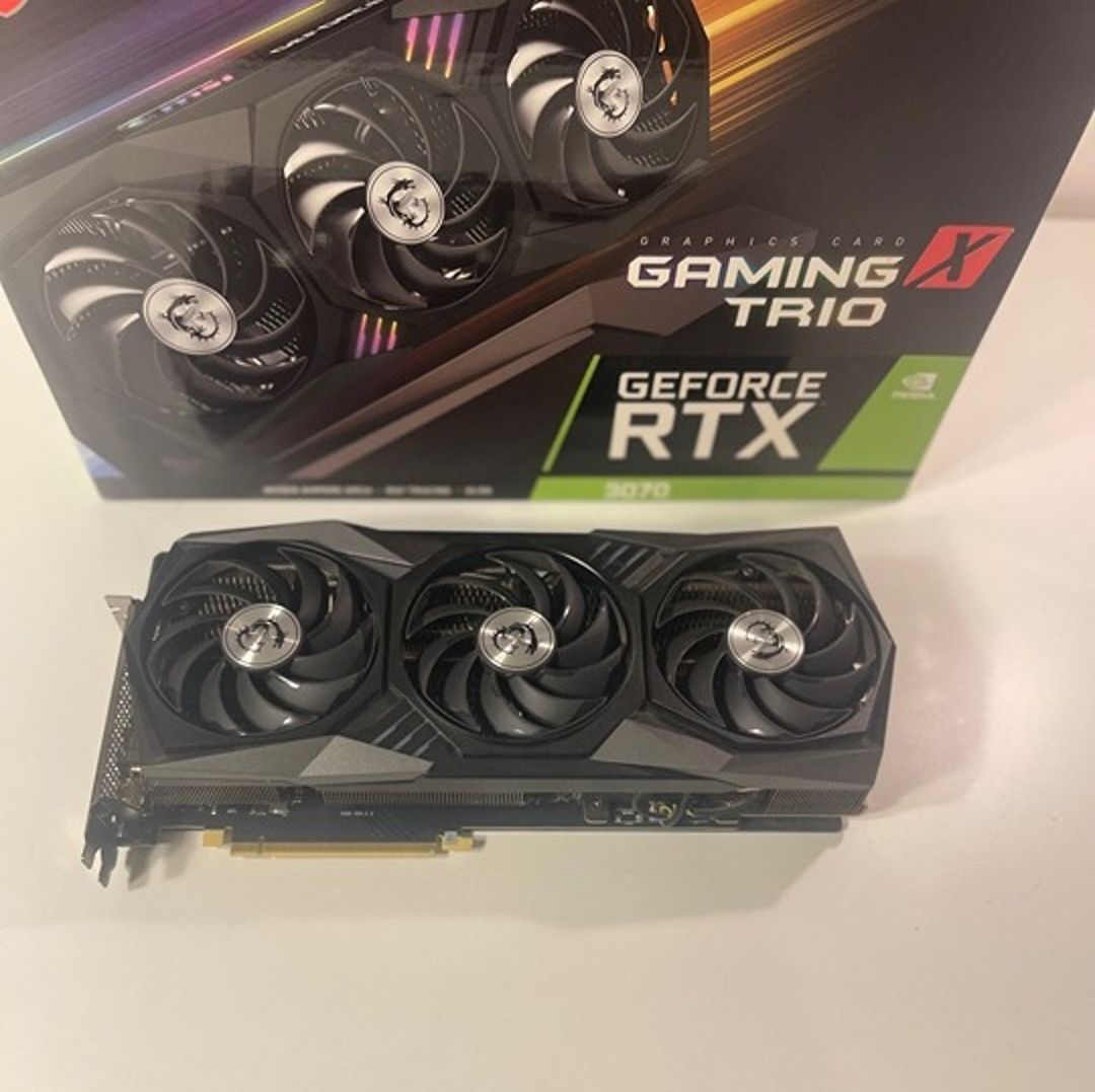 RTX 3070, MSI Gaming X Trio, 8GB GDDR6 Condition Good