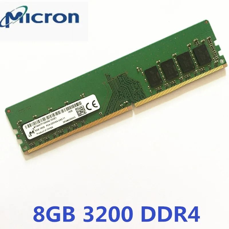 Crucial RAM DDR4 8GB 3200 MHz – Mémoire vive performante pour PC de bureau"