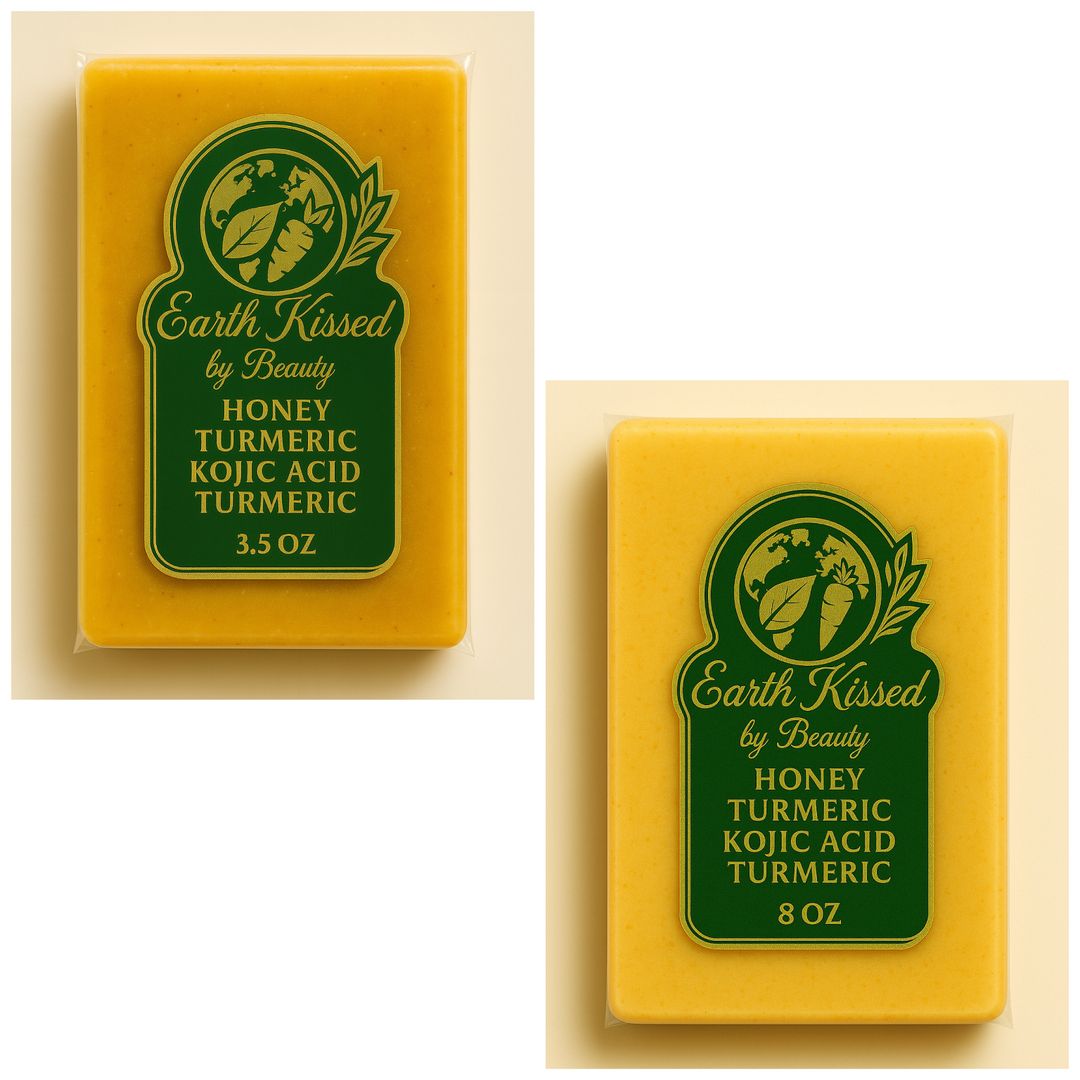 Earth Kissed by Beauty Reg Honey Tumeric & Kojic Acid Tumeric  SOAP SB