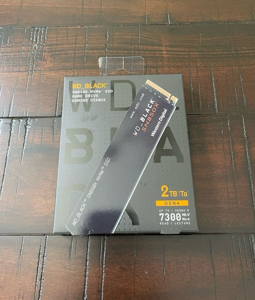 Western Digital WD_BLACK 2TB SN850X 7300 NVMe PCIe 4.0 M2 Internal SSD
