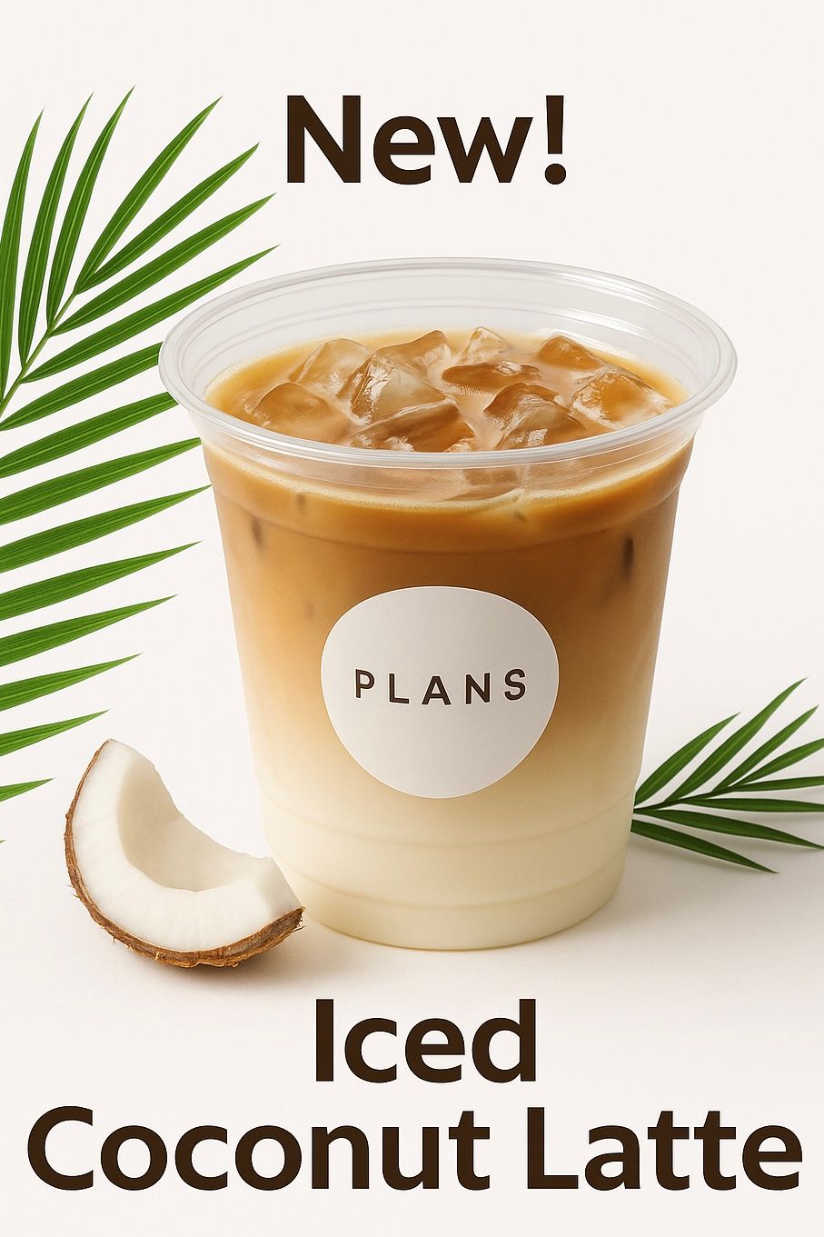 Iced Coconut Coffee Latte