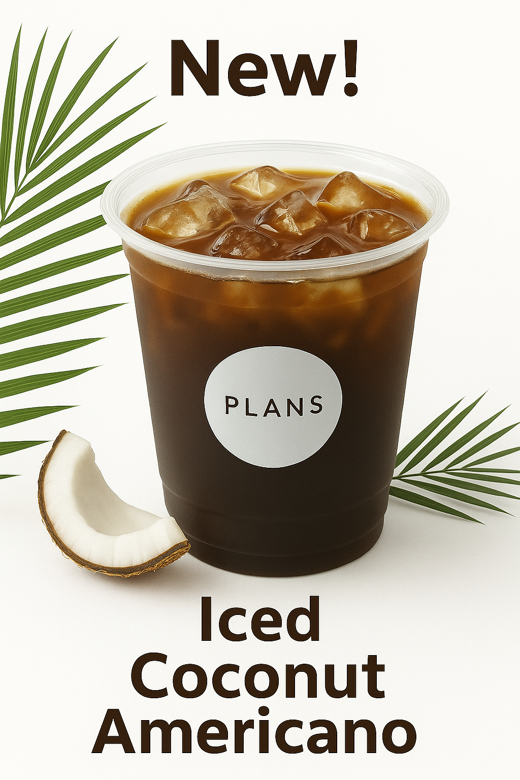 Iced Coconut Americano