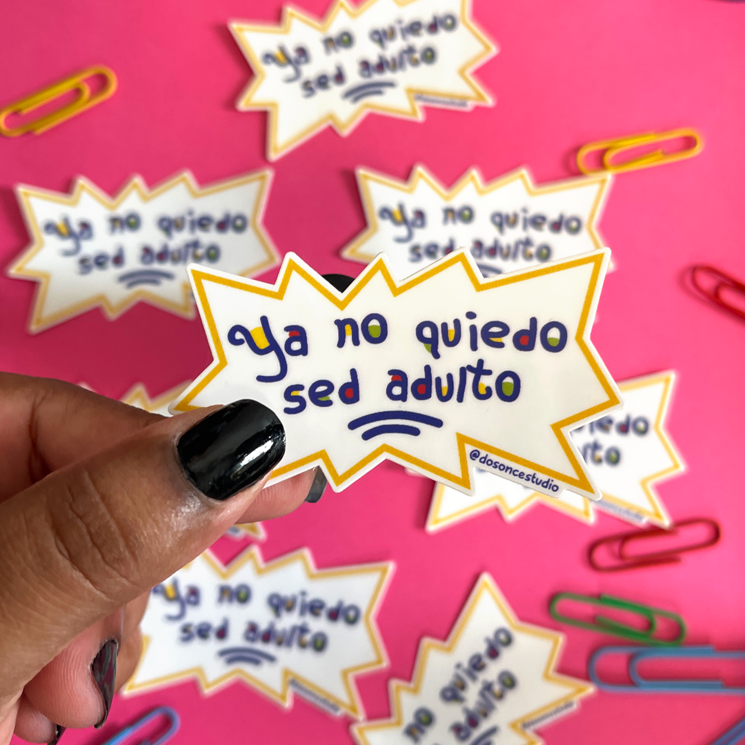 no quiero ser adulto. 