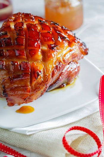 Roast Gammon, Sweet Potato, Glazed Carrots and Green Vegetables