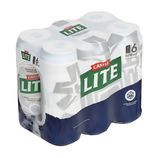 Castle lite 500ml x6