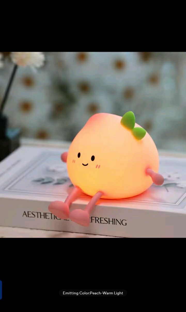 Cartoon Peach Sleep Lamp