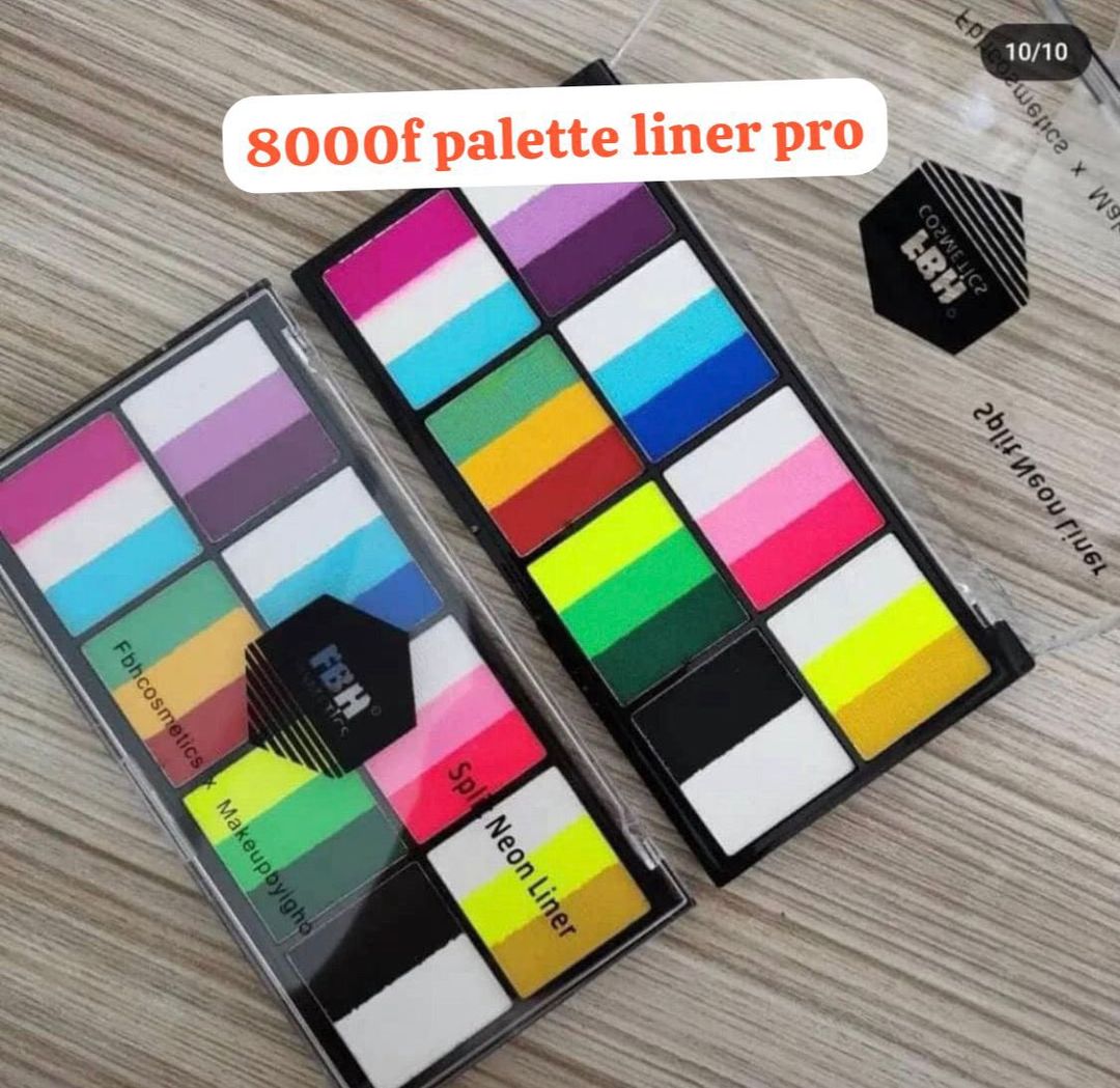 Palette liner pro pour look coloré et maquillage artistique