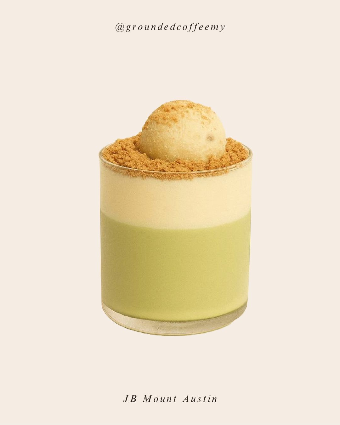 [PRE-ORDER] Banana Pudding Matcha Latte (Iced)