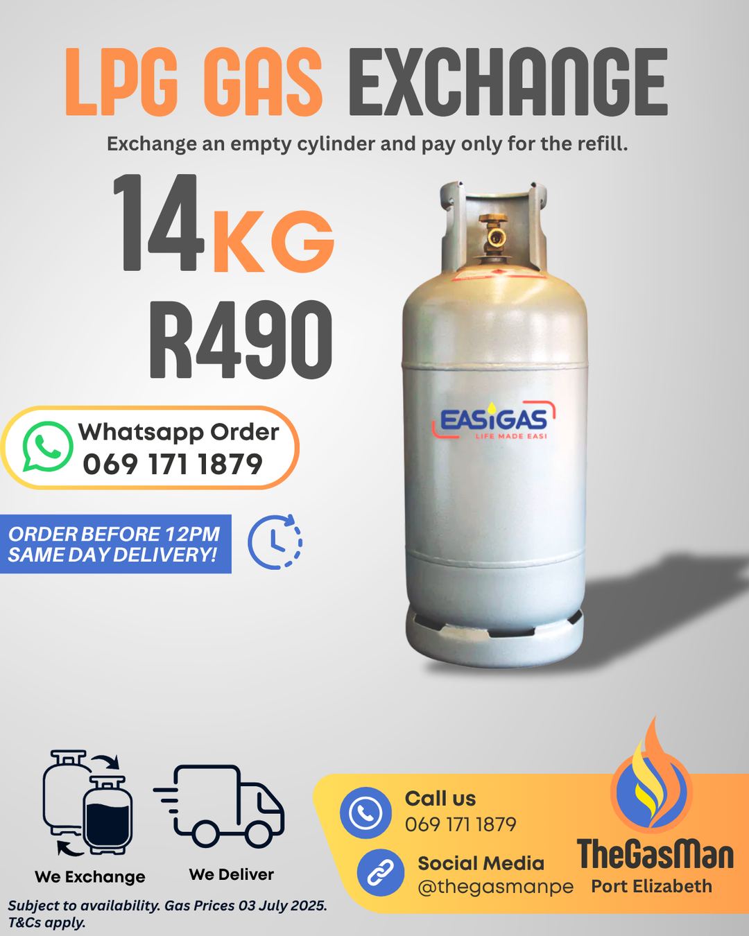 14 Kg LP Gas Exchange