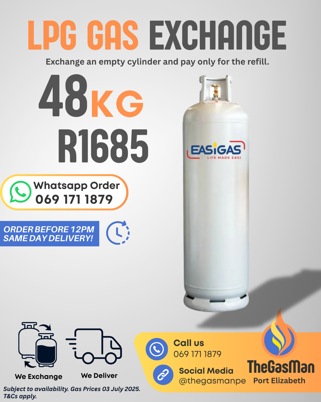48 kg LP Gas Exchange