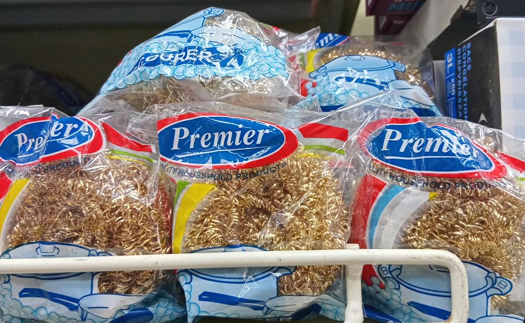 Brass Plated Scourer
