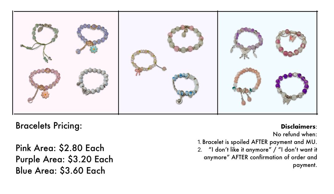 Limited Supply Beaded Bracelets