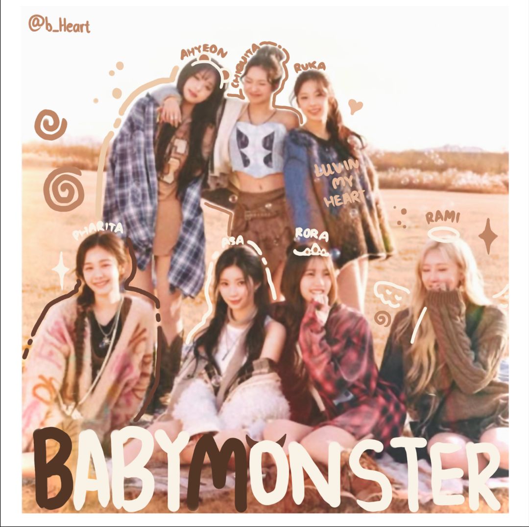BABYMONSTER Love in My Heart | Mailing Sticker