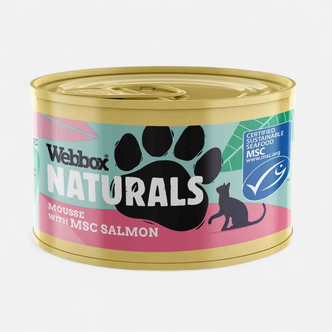 Webbox Natural Cat Mousse Salmon 85g