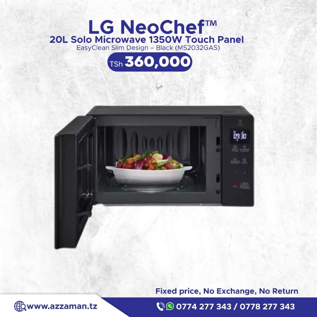 LG NeoChef Solo Microwave 20L 1350w Touch panel