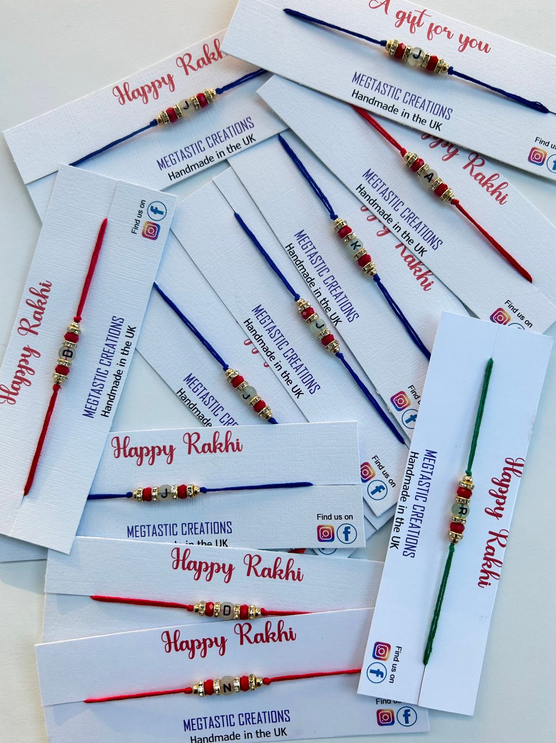 Initial rakhi, Personalised rakhi
