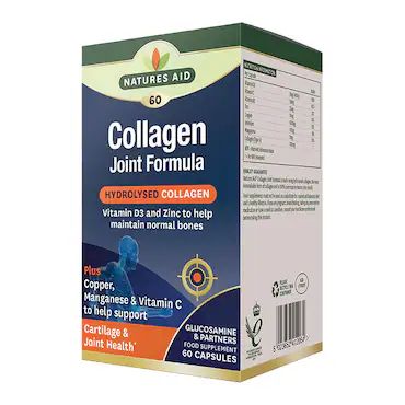 Natures Aid Collagen Joint Formula 60 Capsules