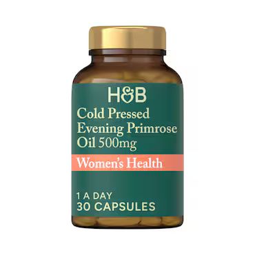 Holland & Barrett Cold Pressed Evening Primrose Oil 500mg 30 Capsules