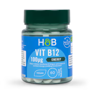 Holland & Barrett Vitamin B12 100ug 60 Tablets  4.