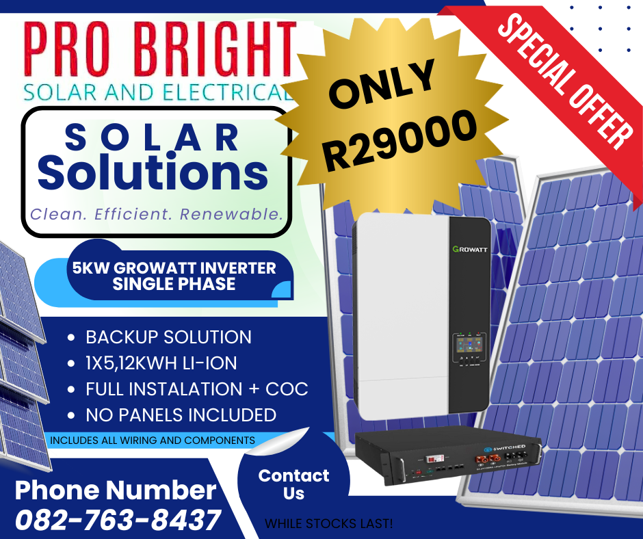 5kw Growatt backup Solution Special