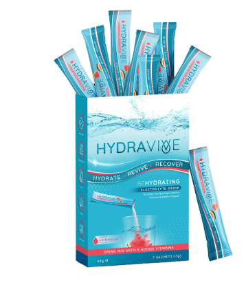 Hydravive Rapid Rehydration Electrolytes Powder - 21 Pack Watermelon