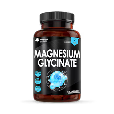 New Leaf Products Magnesium Glycinate 120 Capsules