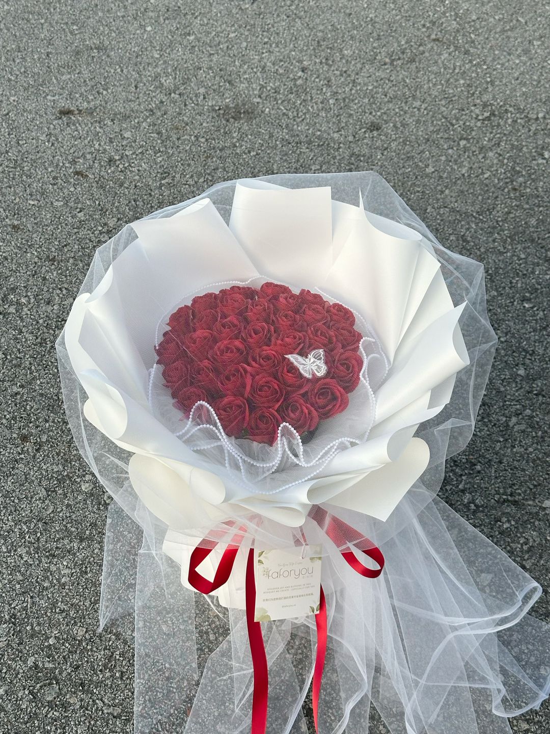 33 stalk Soap Rose Bouquet 