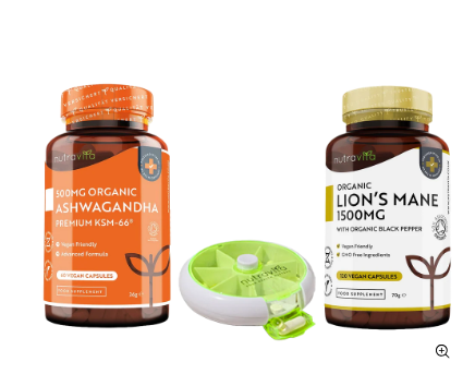 Lions Mane and Ashwagandha  - 1