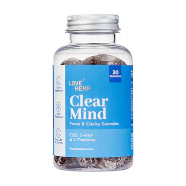 Love Hemp Clear Mind 300mg CBD Cold Press 30 Gummies