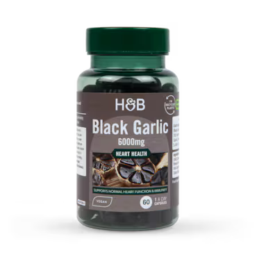 Holland & Barrett Black Garlic 6000mg 60 Capsules  
