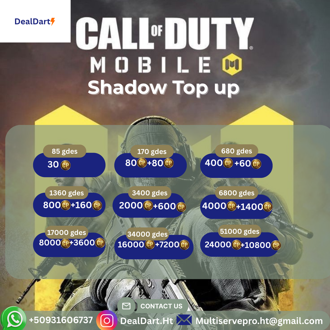 Top up CODM