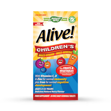 Nature's Way Alive! Children's Chewable Multi-Vitamin 30 Tablets