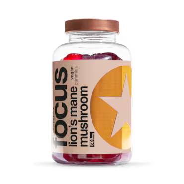 Starpowa Focus Lion's Mane Mushroom 500mg 60 Vegan Gummies