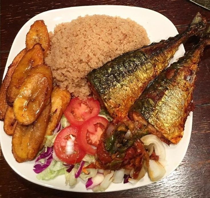 Riz et Poisson Frit