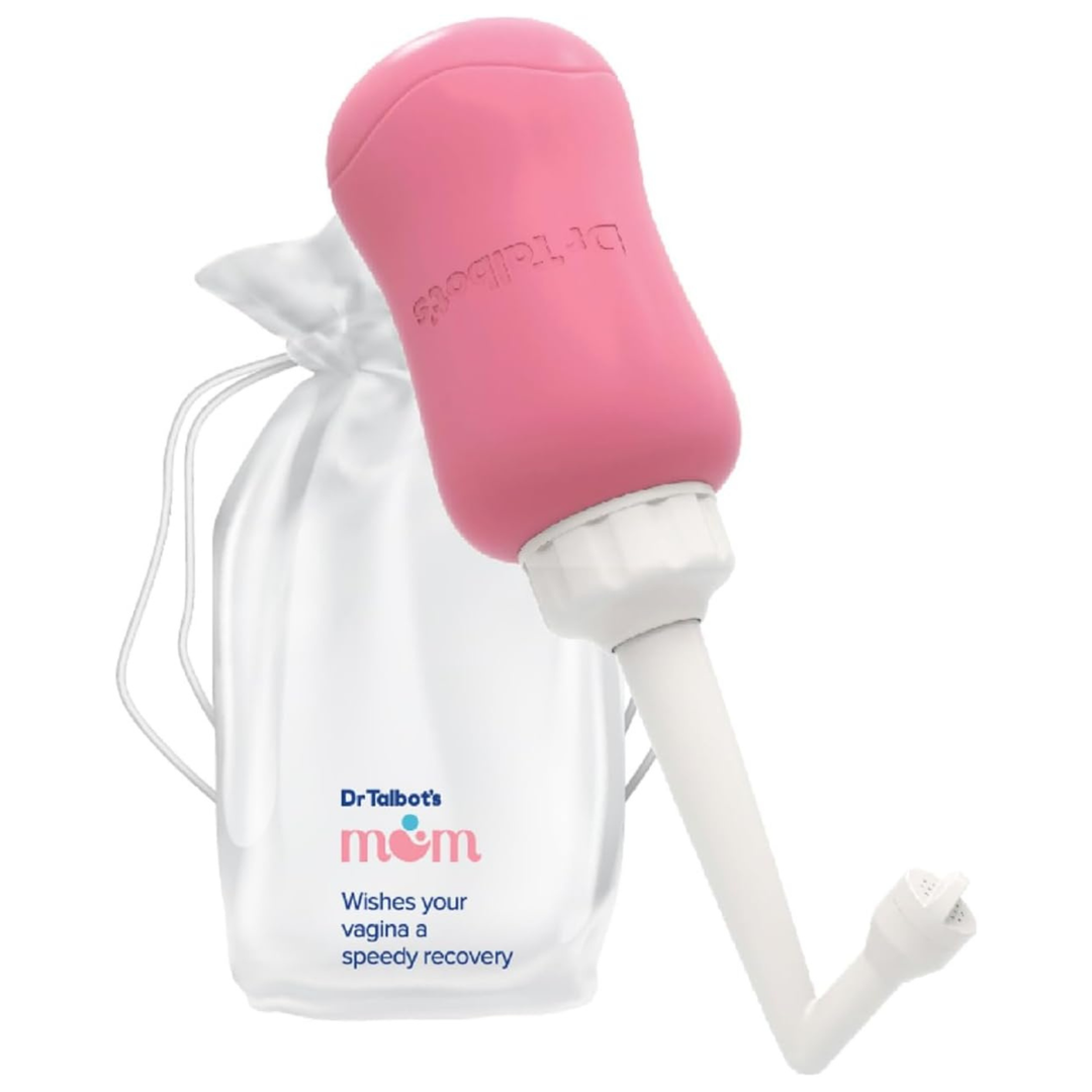 Dr. Talbot's Mom Postpartum Peri Bottle with Carry Bag - Perineal Spray Bottle for Mothers - 12.2 fl oz