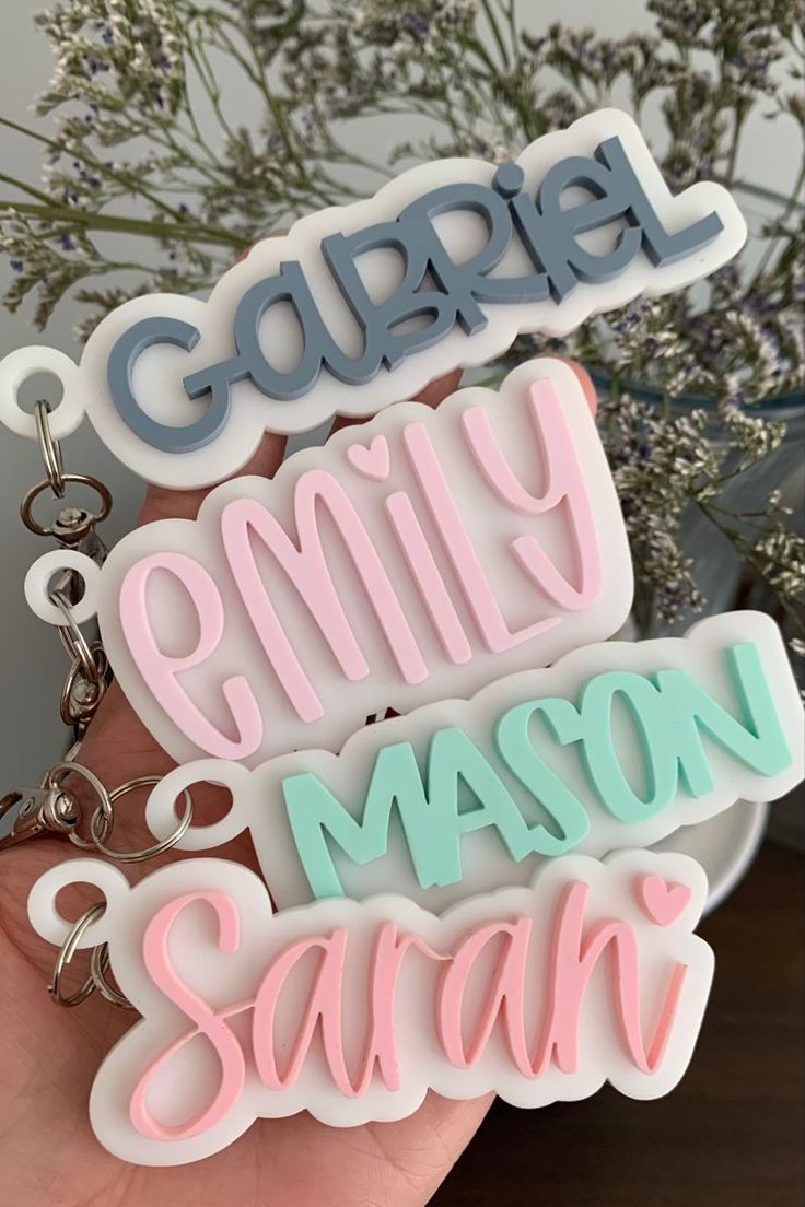 PVC NAME TAGS