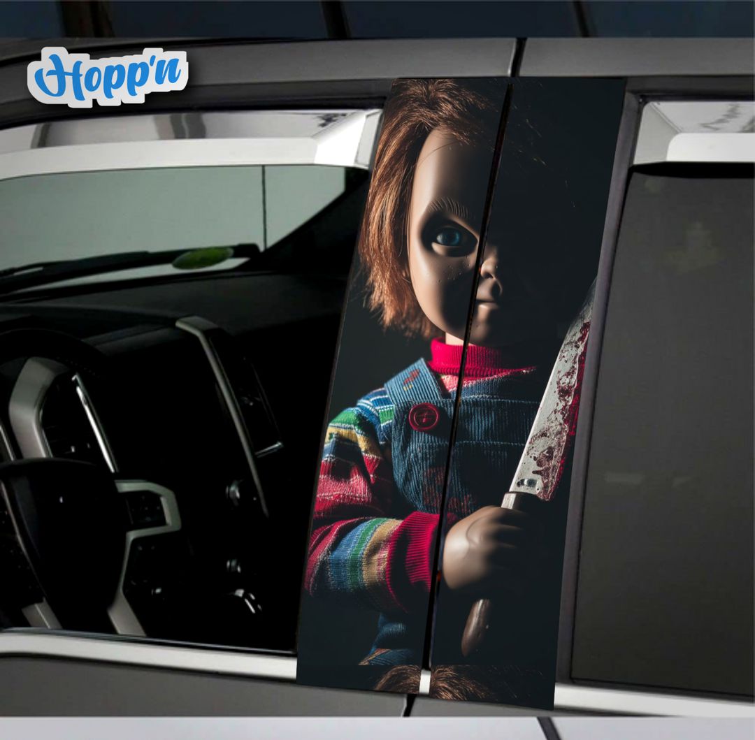 Chucky Armed B Pillar Sticker