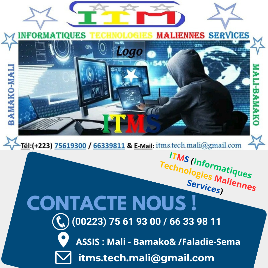 Outils 🔧 informatiques Technologiques Maliennes Services 
