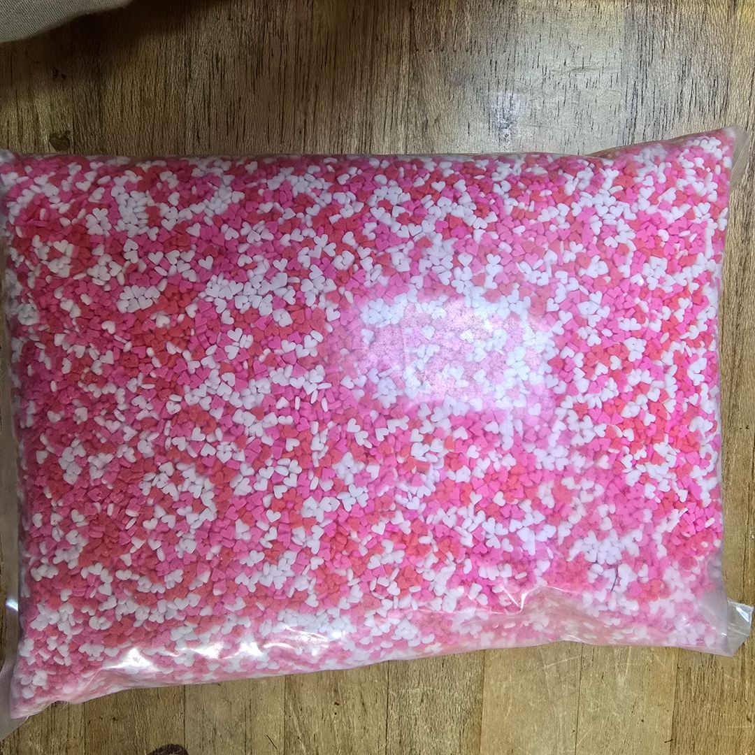 10pots Pastry Topping- Mini Valentine 1kg (pkt)