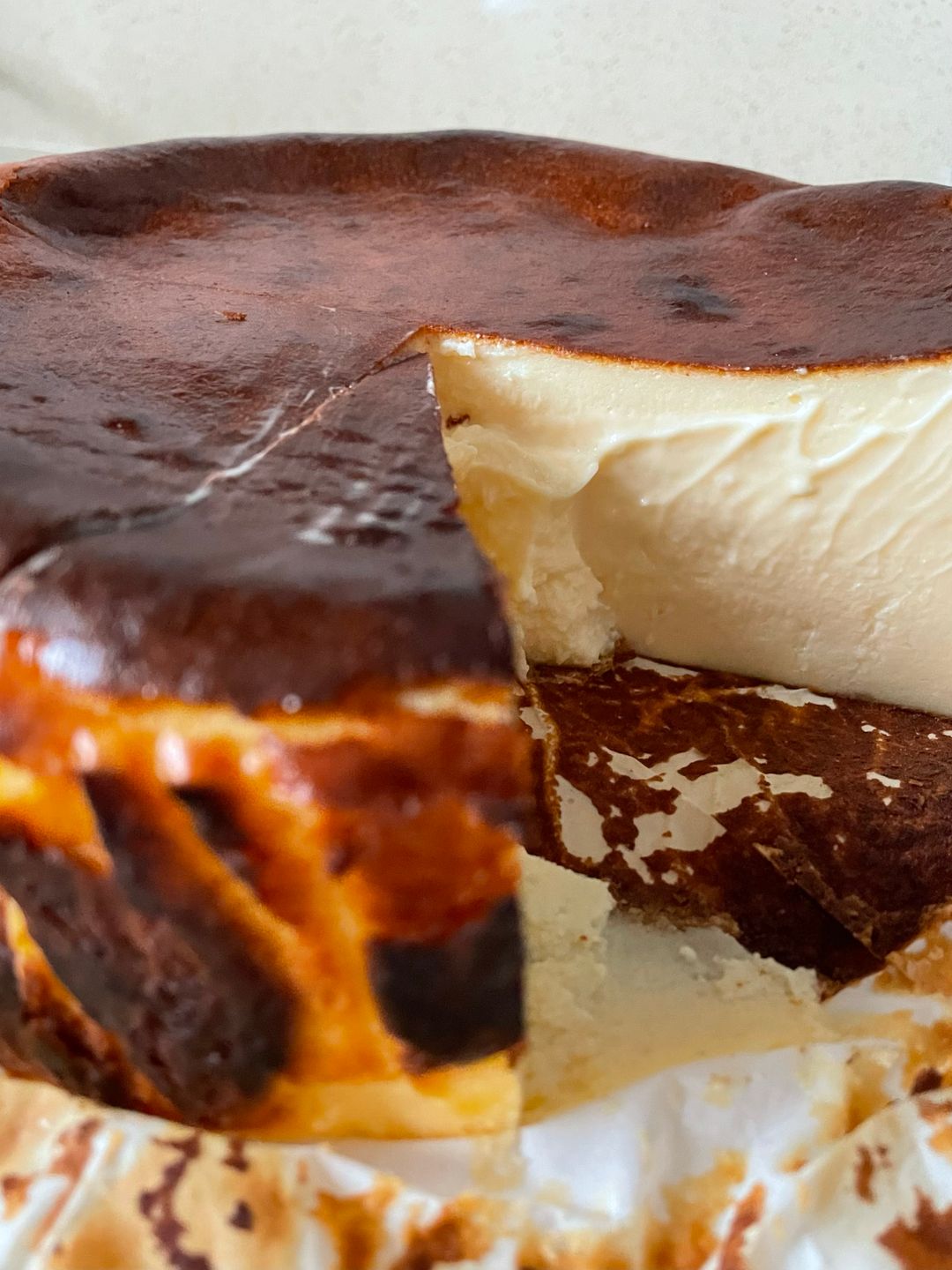 Basque cheesecake