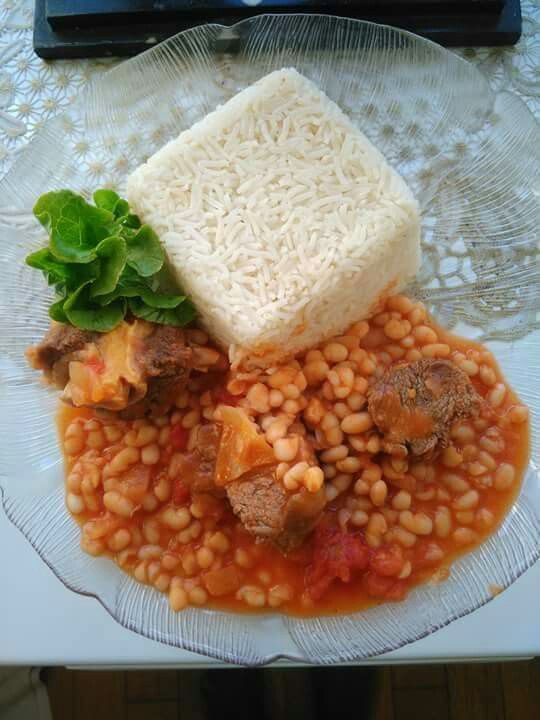 P2 = RIZ BLANC + CASSOULET 