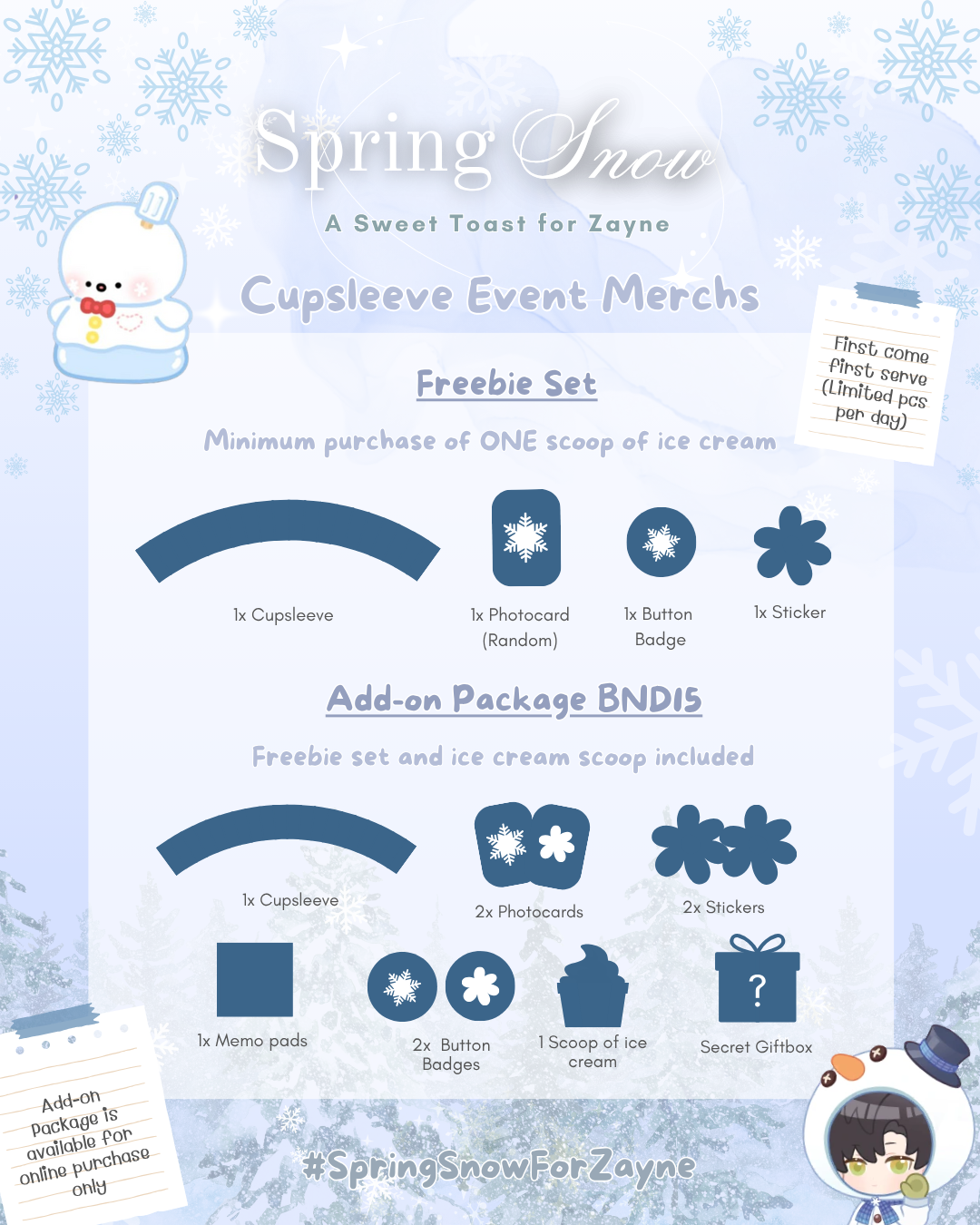 [COMING SOON] Cupsleeve Event Add-on Package