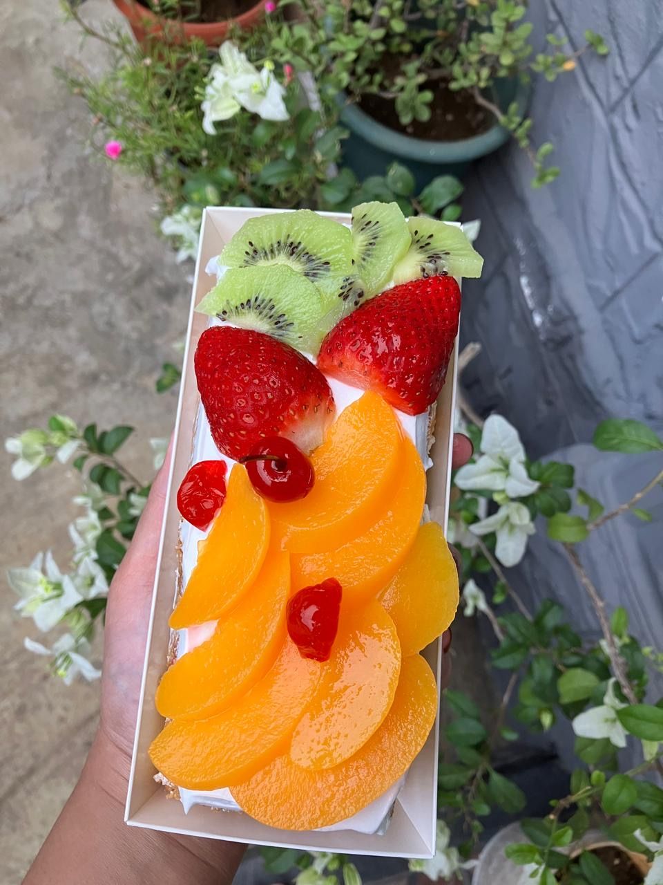 Genoise aux fruits