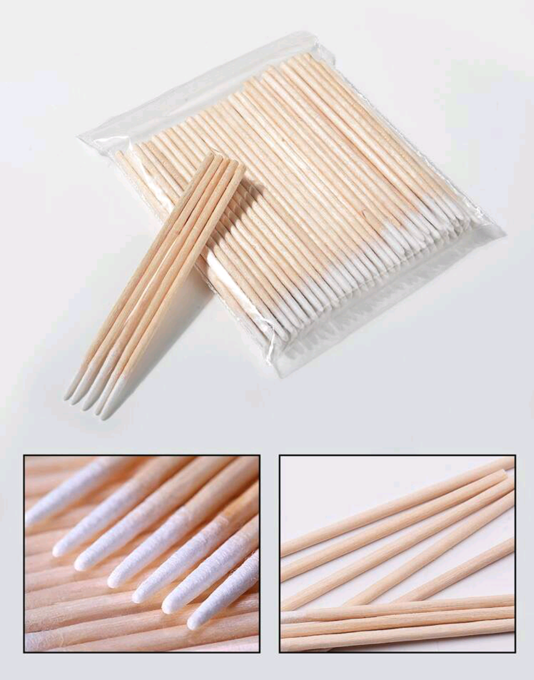Disposable Pointed Tip Wooden Sticks (100's)